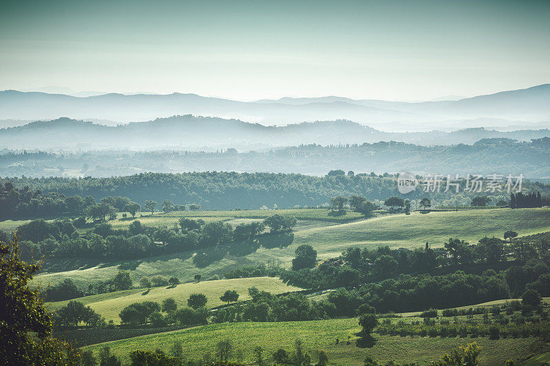 托斯卡纳乡村:val d'Orcia